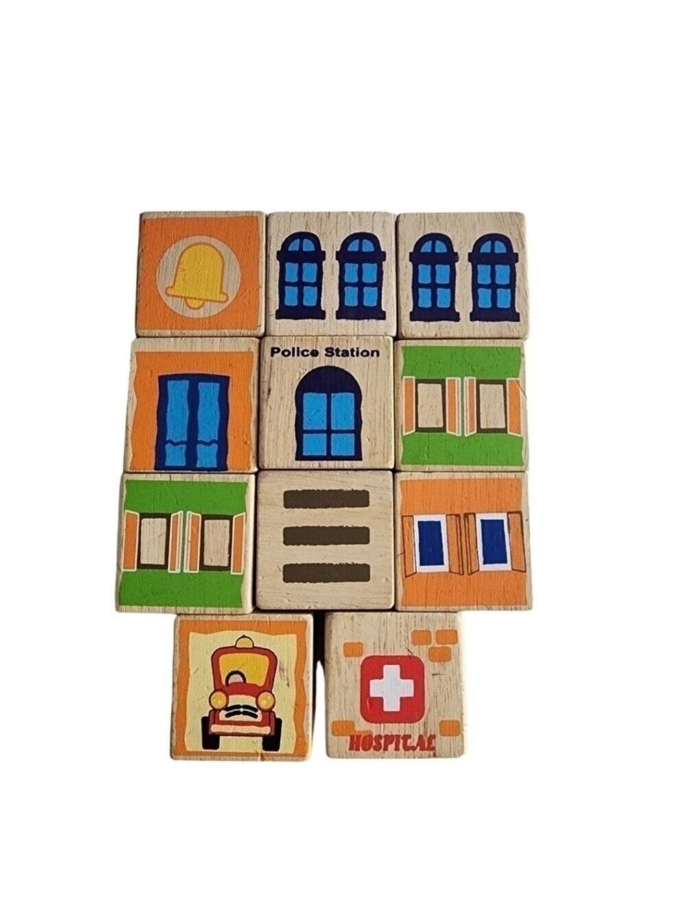 Kids lot of 11 building blocks AS seen